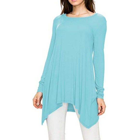 SG boutique Tops - 🆕⭐Aqua blue green tunic lightweight top